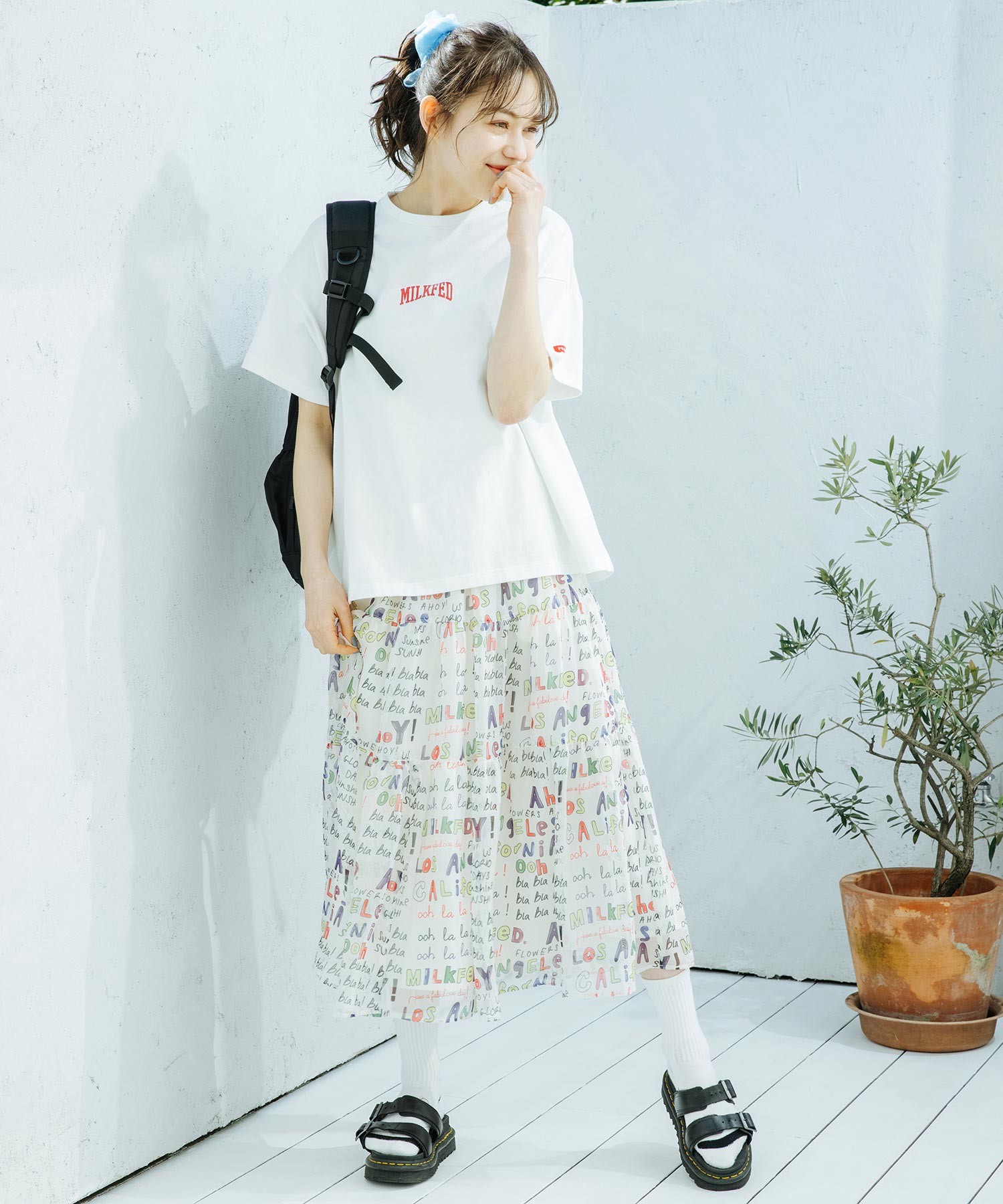 公式 Milkfed ミルクフェド Allover Print Tiered Skirt ロングスカート スカート レディース Rvcconst Com