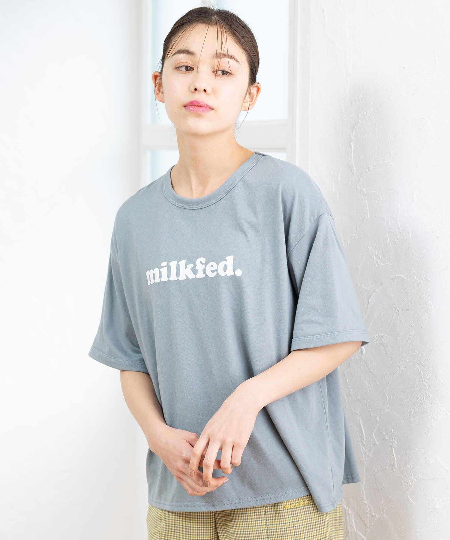 シャツ 2枚セット/新品未開封/MILKFED.Tシャツ/ホワイト、ベージュ