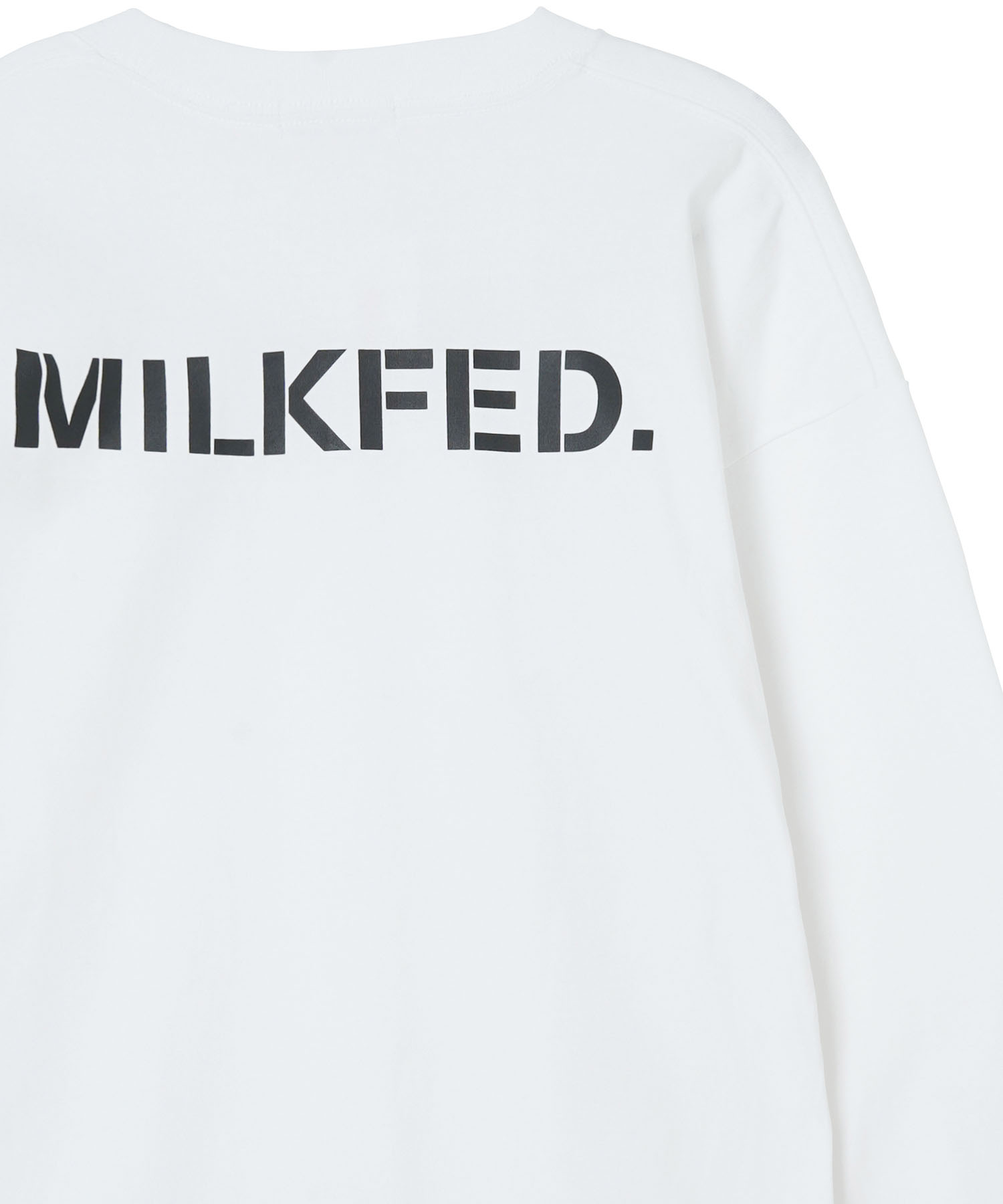 楽天市場】【公式】MILKFED. ミルクフェド BASIC STENCIL WIDE L/S TEE