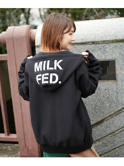 楽天市場 Sale セール 公式 Milkfed ミルクフェド Solid Hooded Jacket Xlarge X Girl公式calif楽天市場店