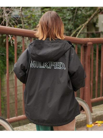 公式 Milkfed ミルクフェド Back Logo Mountain Parka マウンテン パーカー ジャケット レディース アウター フード ロゴ Boundarycapital Com