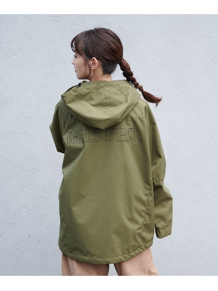 公式 Milkfed ミルクフェド Back Logo Mountain Parka マウンテン パーカー ジャケット レディース アウター フード ロゴ Boundarycapital Com