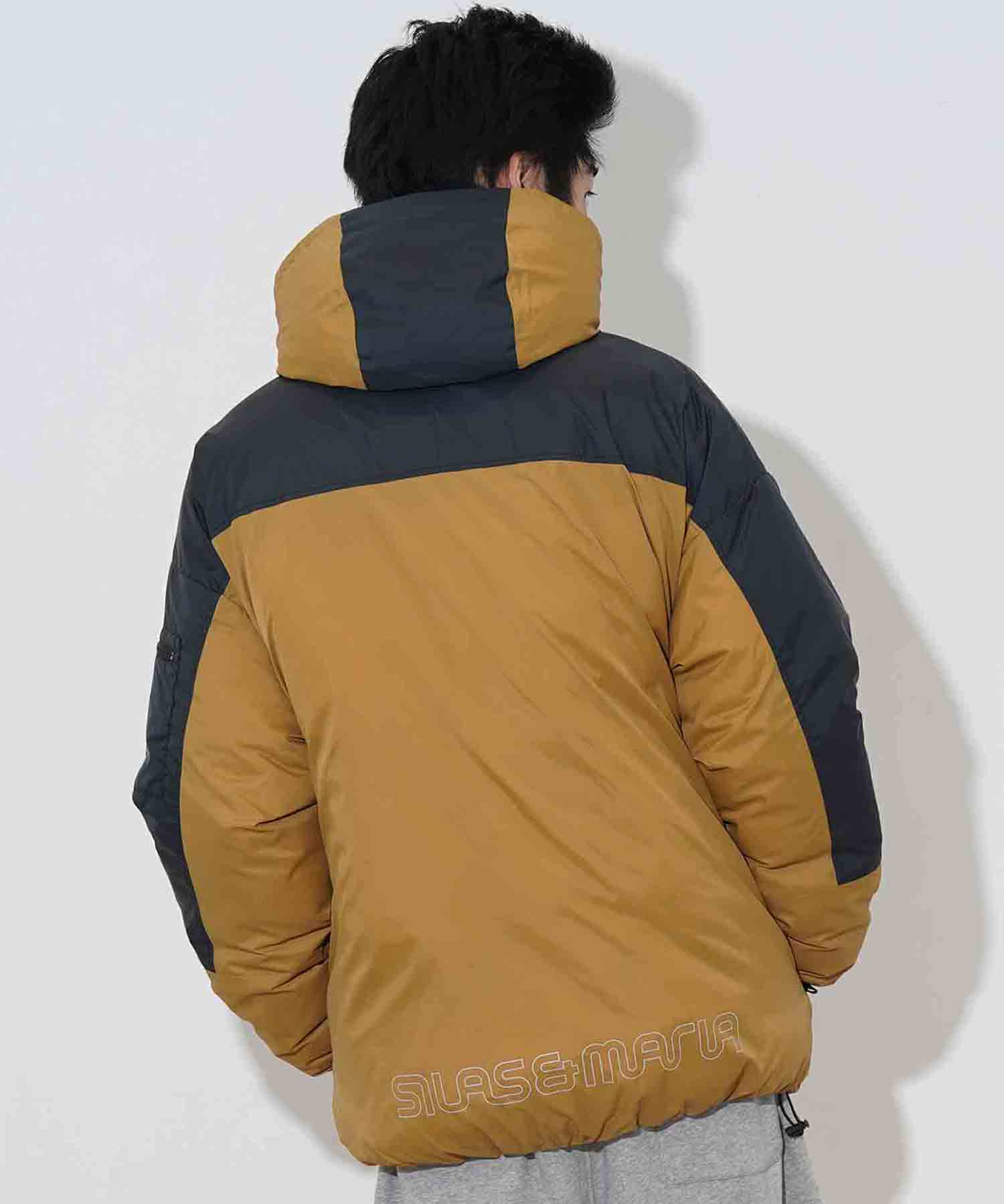 SALE セール SILAS サイラス BICOLOR ZIP-UP PUFFER JACKET ダウン