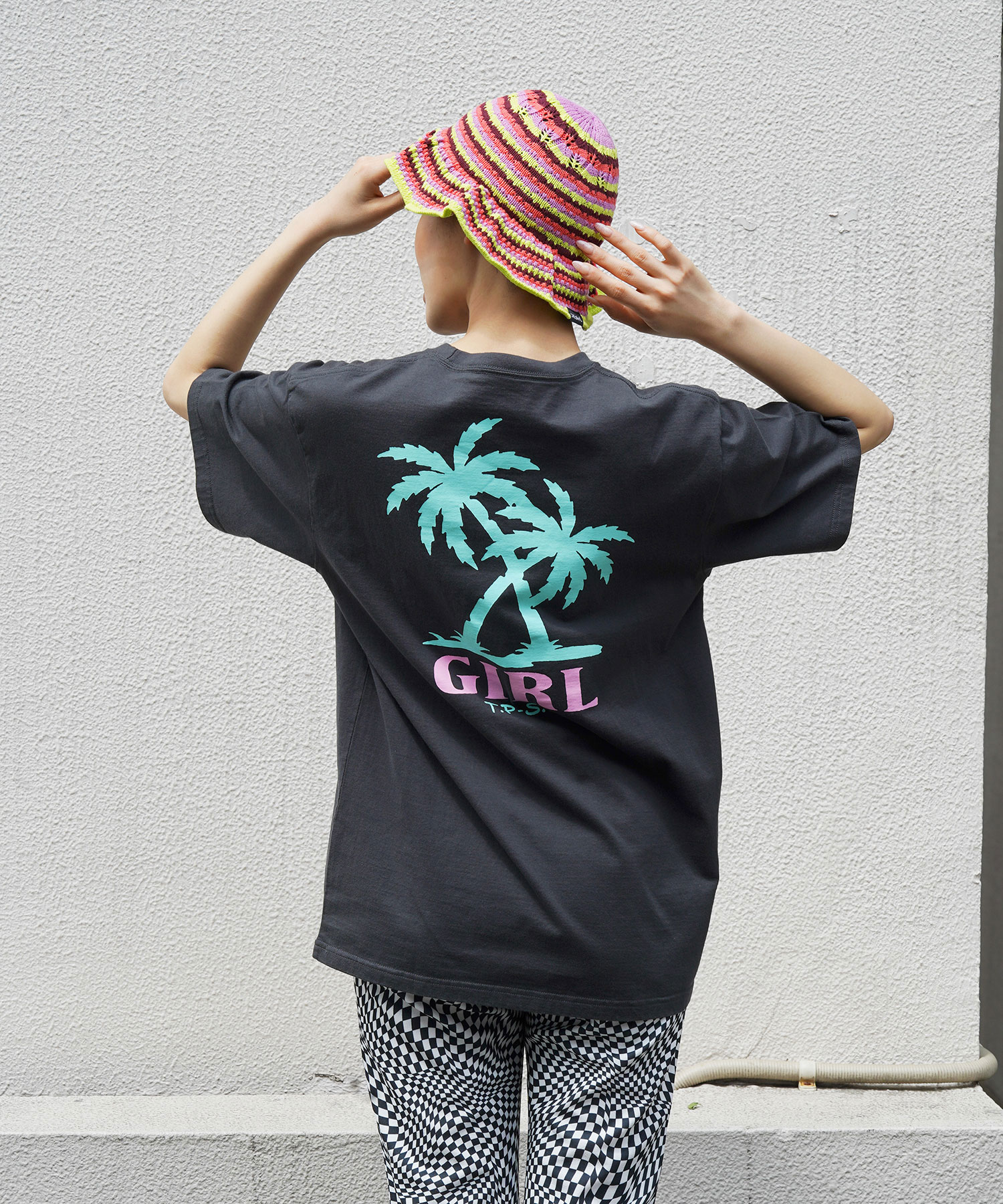 公式 X Girl エックスガール Palm Logo S S Tee パーム ヤシの木 夏 ビーチ サマー Tシャツ 半袖 レディース Ss トップス ロゴ Fmcholollan Org Mx