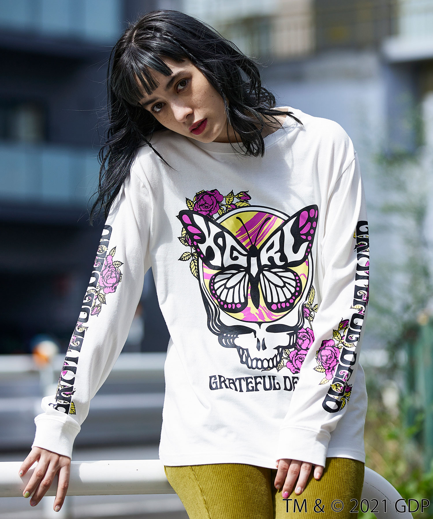 安い X Girl スウェット トレーナー Top Sweat Crew Dyed Pigment Dead Grateful X Girl X Girl トップス Tecnicaribe Com