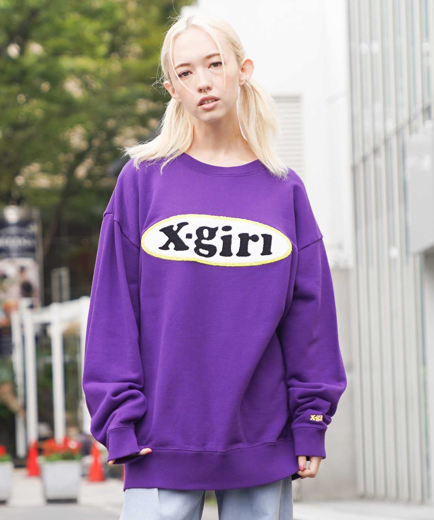 楽天市場】【公式】X-girl エックスガール CHENILLE EMBROIDERY OVAL