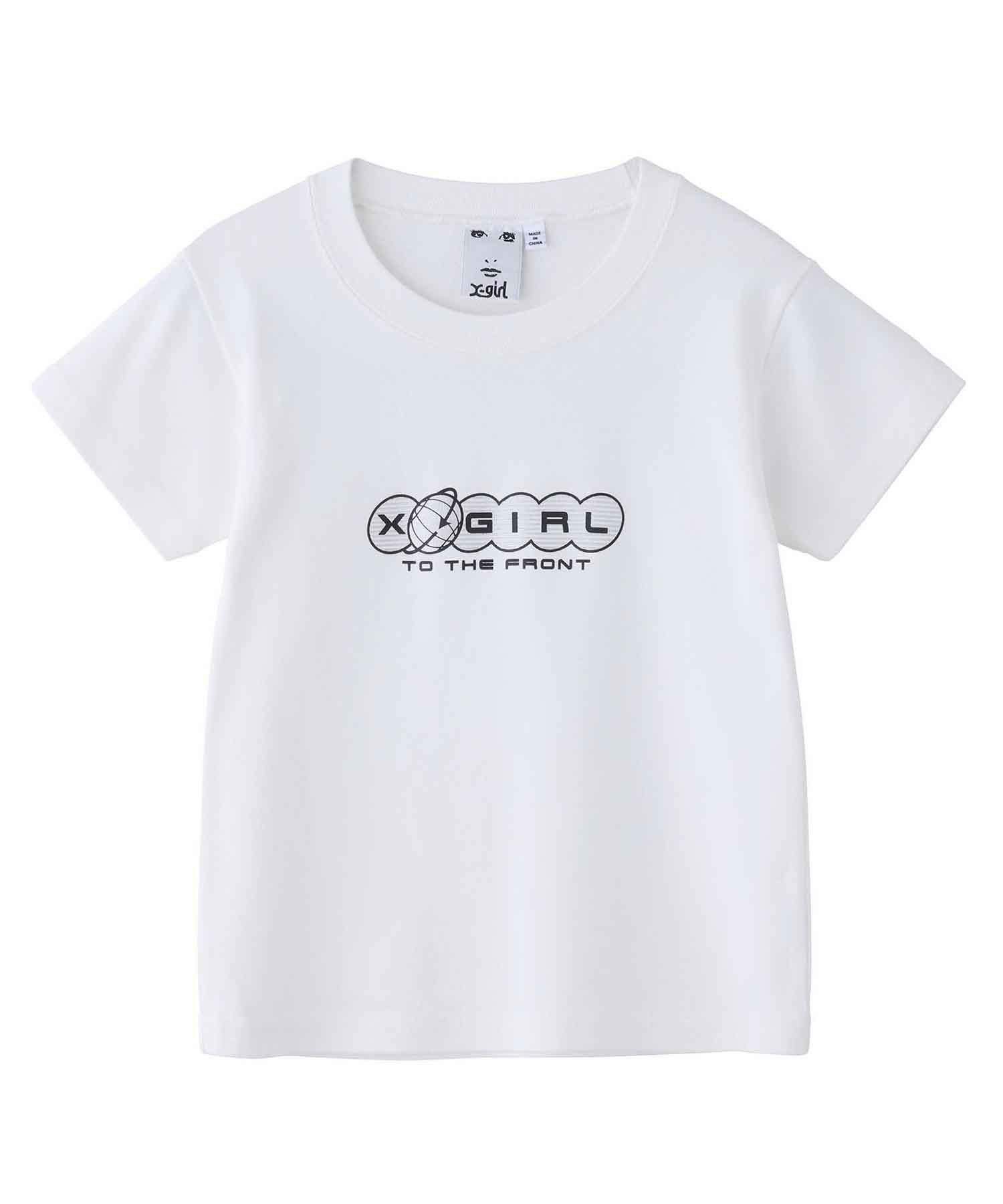 X Girl エックスガール 小さめ カットソー Tシャツ Tee ロゴ Baby To The 航空 Front S ベイビー 宇宙