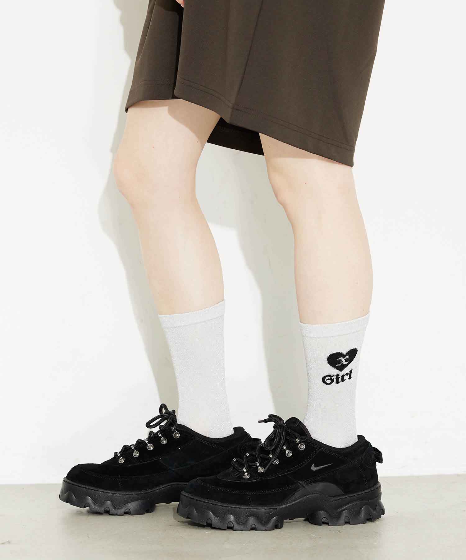 X Girl エックスガール ラメ 靴下 Socks Glitter ソックス ハート Heart