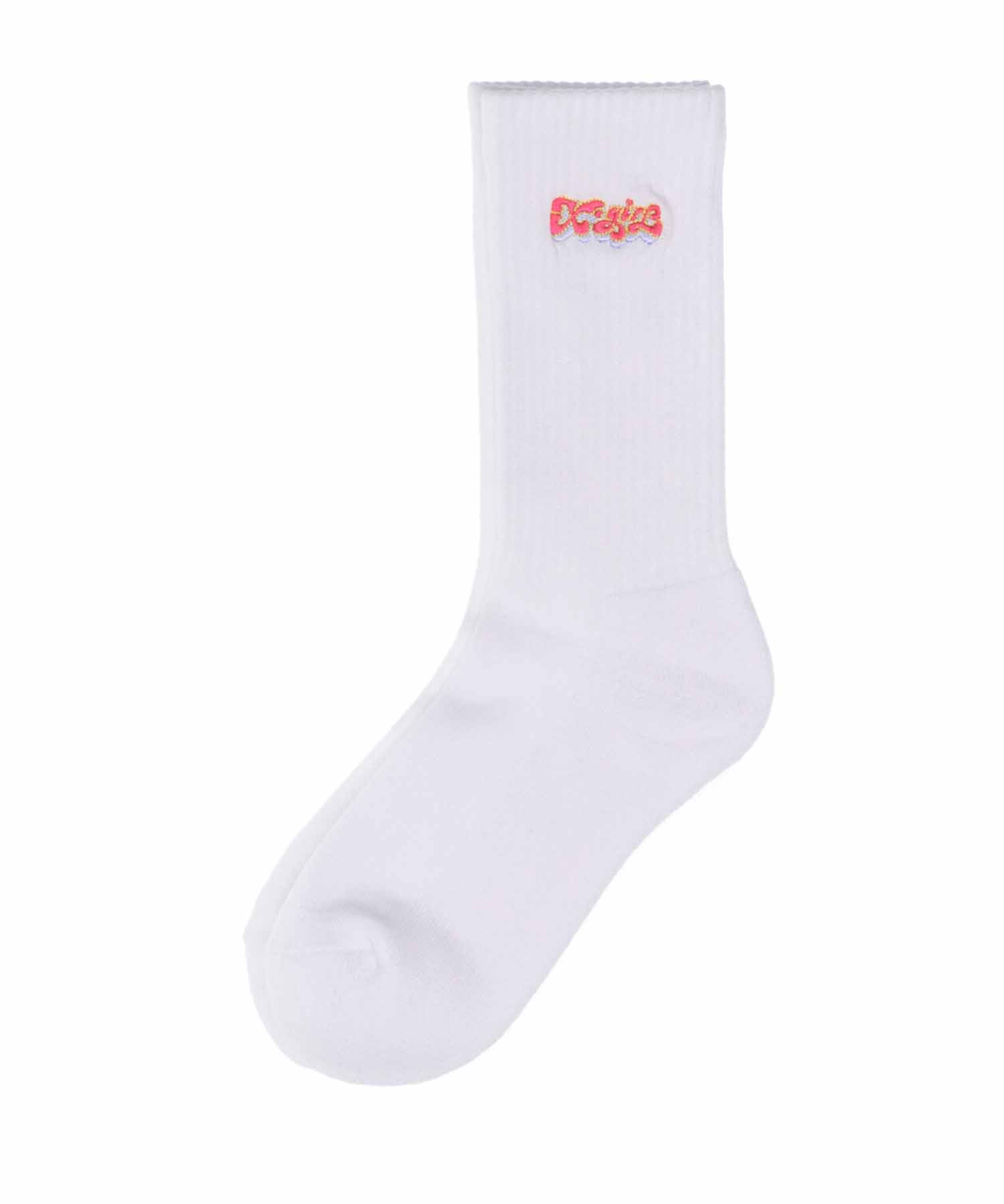 X Girl エックスガール ポップ ロゴ Candy ソックス Logo キャンディー Socks Rib