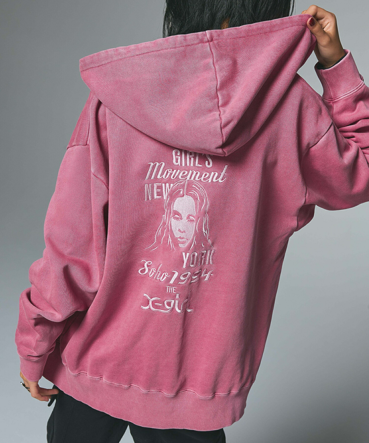 楽天市場】エックスガール X-girl ジップアップスウェットフーディー