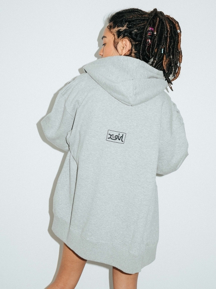 超目玉 X Girl エックスガール Box Logo Zip Sweat Hoodie Calif 店