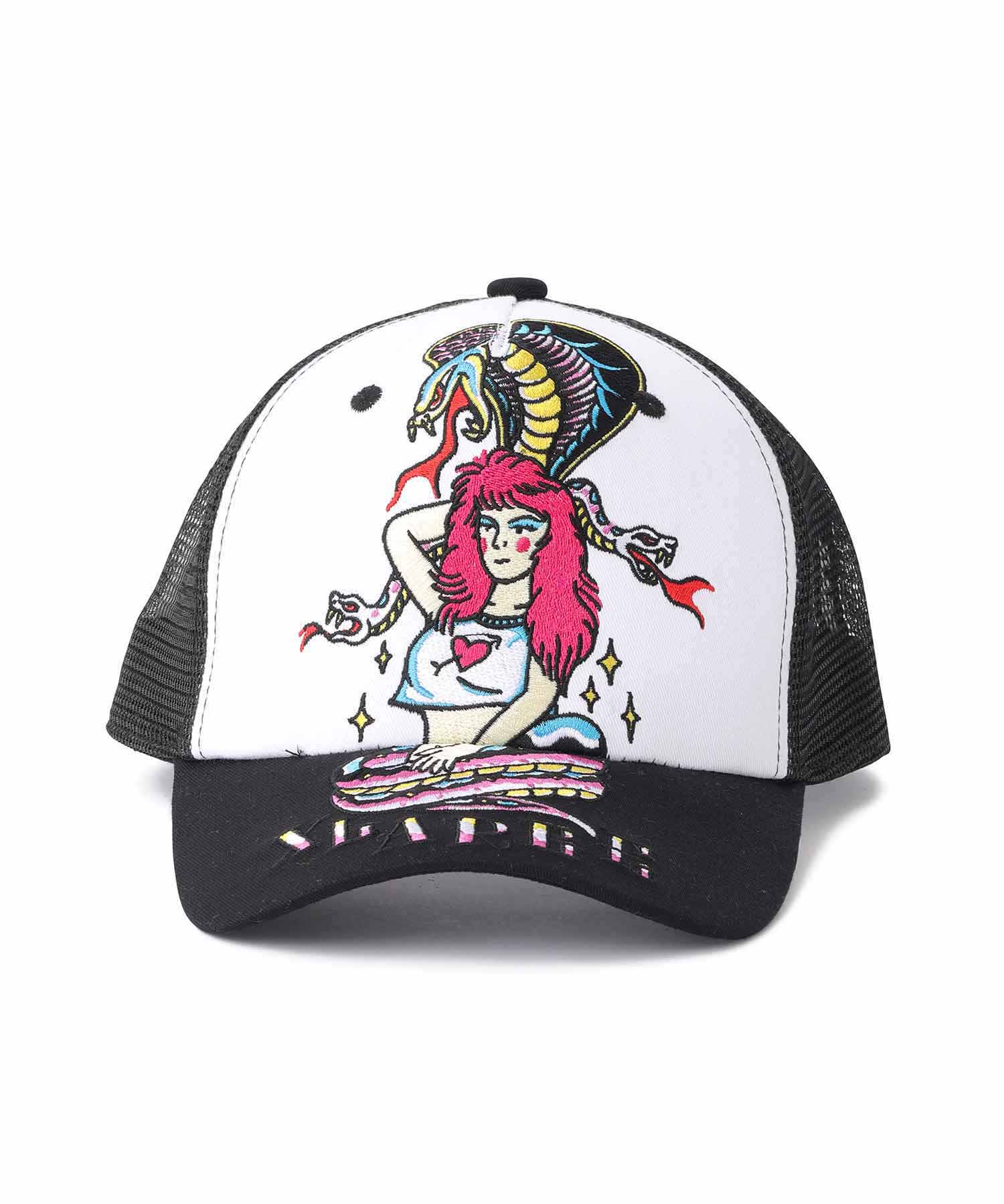 Xlarge エクストララージ キャップ Mesh Cap Snake Woman Fascinating メッシュ