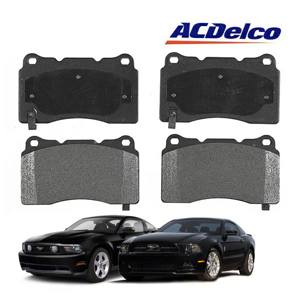 【ACDELCO 正規品】フォード 07-14y マスタング 3.7L | 11-12y マスタングGT 5.0L フロントブレーキパッド アドバンテージ Silver セミメタリック 14D1050M 1台分 左右セット