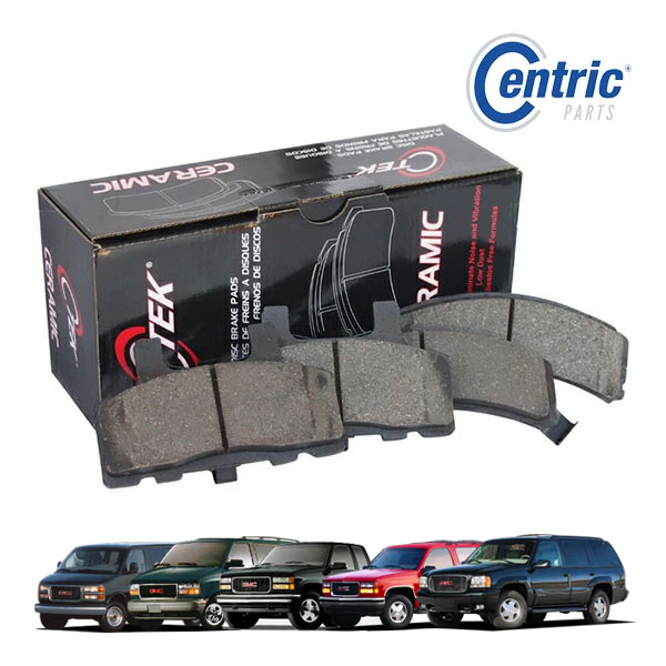 【お買い物マラソン★エントリーでP10倍！】【Centric 正規品】GMC 96-02y サバナ 1500/2500 90-02y サファリ 4WD 88-98y シエラ 92-99y ユーコン 99-00y ユーコンデナリ フロント ブレーキパッド 左右分セット 103.03690