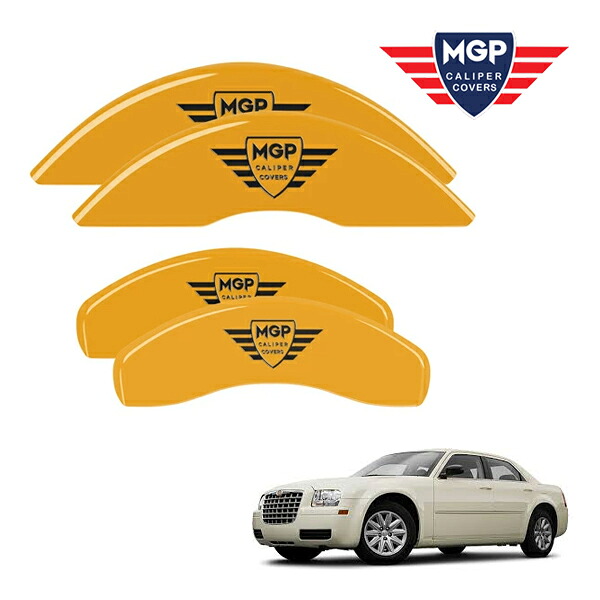 【MGP 正規品】 05-10y クライスラー 300 300C 専用設計 ブレーキ キャリパーカバー イエロー MGPロゴ アルミ製 32005SMGPYL 1台分 セット 38,870円