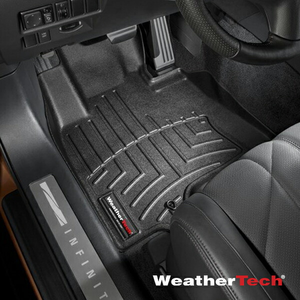 【楽天市場】【WeatherTech 正規品】フロアライナー フロアマット ラバーマット ブラック 441721 フロント 1列目 インフィニティ INFINITI 0911y FX/14