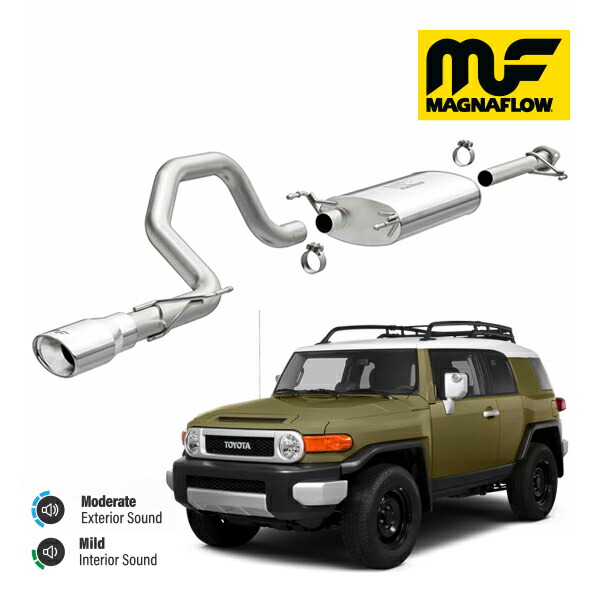 楽天市場】FJクルーザー GSJ15 Wデュアルマフラー 4本出し 新保安基準