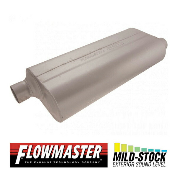 FLOW MASTER / フローマスター 70 マフラー #52573 Offset in 2.50\
