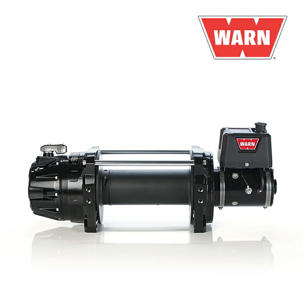 【WARN (ウォーン) USA正規品】ウインチ シリーズG2 15DC ワイヤーロープ用 24V 電動ウインチ 10インチドラム 時計回り マニュアルクラッチ 牽引能力 6800kg 104545|カリフォルニアカスタム店