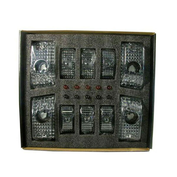 【IPCW製】 2002-2009y ハマー H2 クリスタルルーフマーカー(スモーク)/10PC