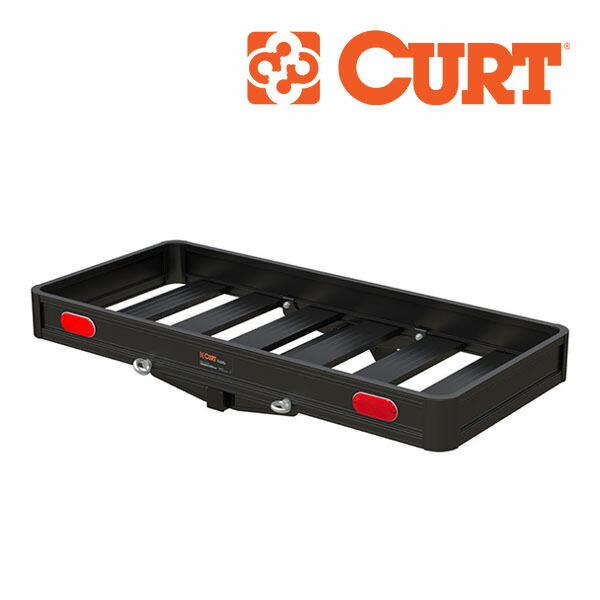 【お買い物マラソン★エントリーでP10倍！】【CURT 正規品】カーゴキャリア ヒッチカーゴ ACTIVELINK対応 18415 2インチ角 ヒッチレシーバー対応 アクティブシャンク付 パウダーコート仕上げ 耐荷重 約226kg