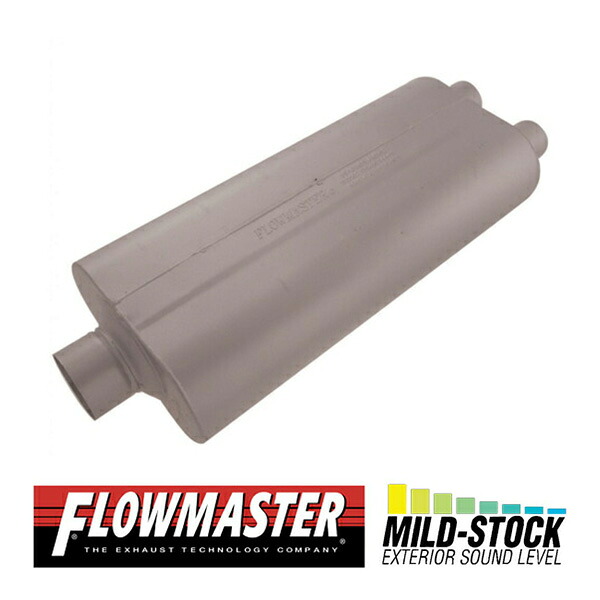 FLOW MASTER / フローマスター 70 マフラー #530722 Center in 3.00\