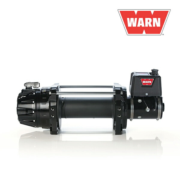 【お買い物マラソン★エントリーでP10倍！】【WARN (ウォーン) USA正規品】ウインチ シリーズG2 15DC 合成ロープ用 12V 電動ウインチ 10インチドラム 反時計回り マニュアルクラッチ 牽引能力 6800kg 104930