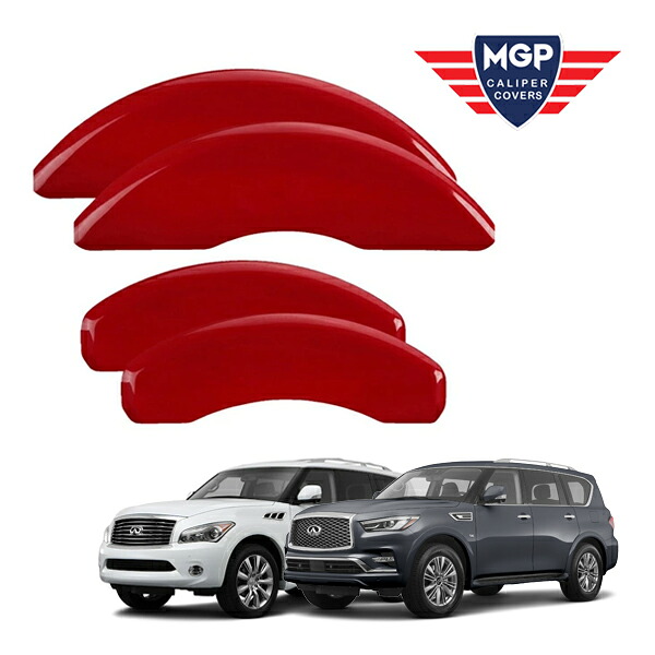 【MGP 正規品】 インフィニティー 11-13y QX56 14-20y QX80 専用設計 ブレーキ キャリパーカバー レッド ロゴなし アルミ製 37029SCLCRD 38,870円
