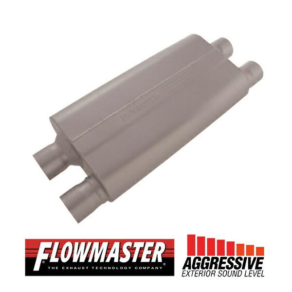 FLOW MASTER / フローマスター 80 マフラー #42582 Dual in 2.50\