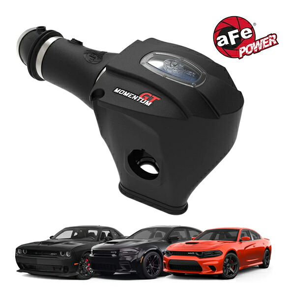 【aFe Power 正規品】17-23y ダッジ チャージャー SRT ヘルキャット ヘルキャットワイドボディ 17-18y チャレンジャー SRT ヘルキャット V8 6.2L スーパーチャージャー Momentum GT コールドエアインテーク エアフィルター Pro5R フィルター(湿式) 50-72205R｜カリフォルニアカスタム店
