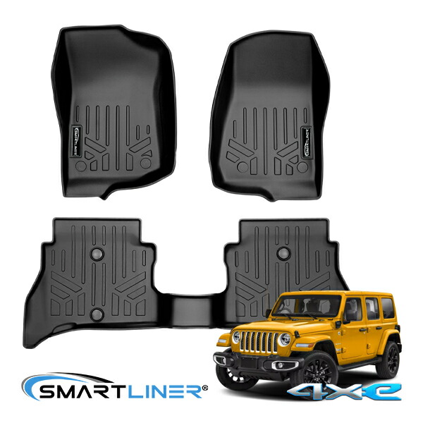 MOPAR純正 ラバーフロアマット JEEPロゴ入 前後セット オール