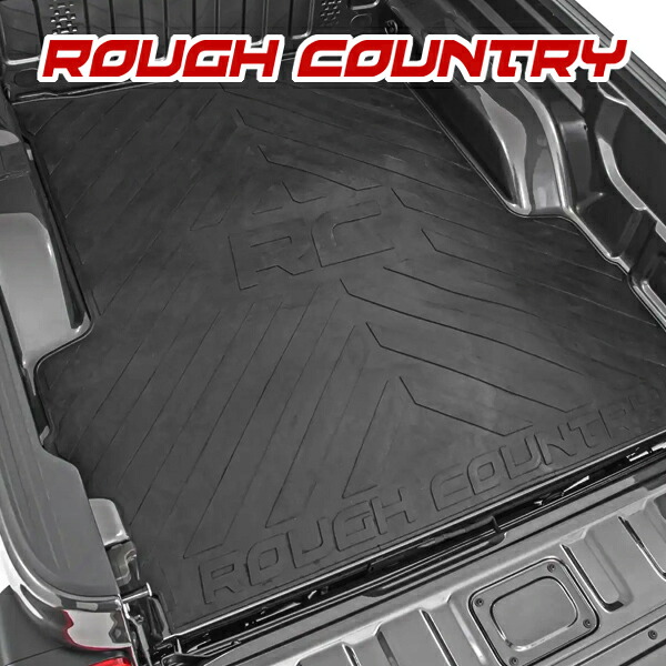 【ROUGH COUNTRY 正規品】ベッドマット リア カーゴマット ラゲッジマット カーゴライナー トランクマット ラバーマット 荷台マット ゴムマット 傷防止 ガード 防水 ジープ JTグラディエーター｜カリフォルニアカスタム店