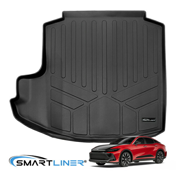 SMARTLINER 正規品 専用設計 オールウェザー リアカーゴプロテクター カーゴマット ラゲッジマット カーゴライナー トランクマット SMARTLINERロゴプレート付 トヨタ クラウン クロスオーバー 35系 スマートライナー