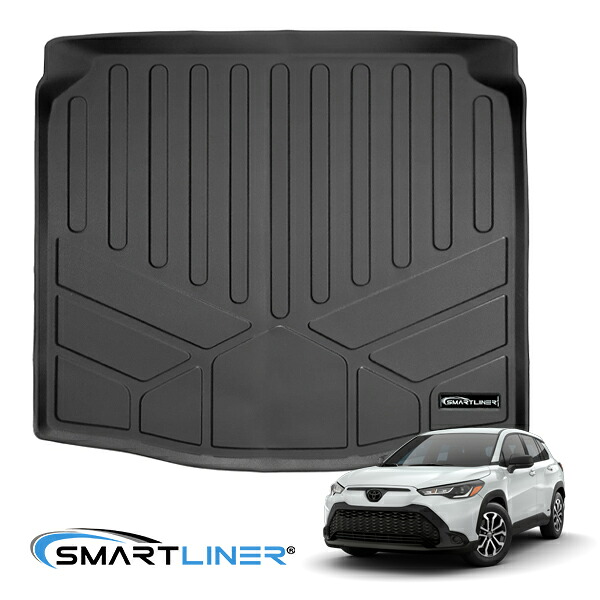 SMARTLINER 正規品 専用設計 オールウェザー リアカーゴプロテクター カーゴマット ラゲッジマット カーゴライナー トランクマット SMARTLINERロゴプレート付 トヨタ カローラクロス 10系 スマートライナー｜カリフォルニアカスタム店
