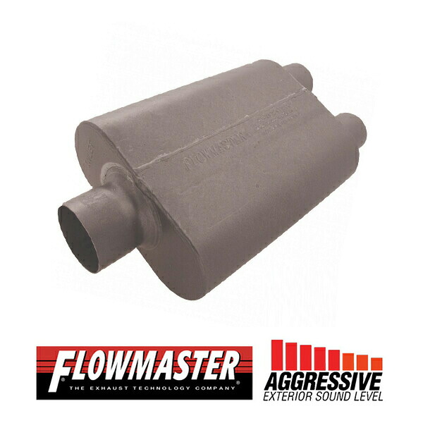 FLOW MASTER / フローマスター スーパー 44 マフラー 409S #8430452 Center in 3.00\