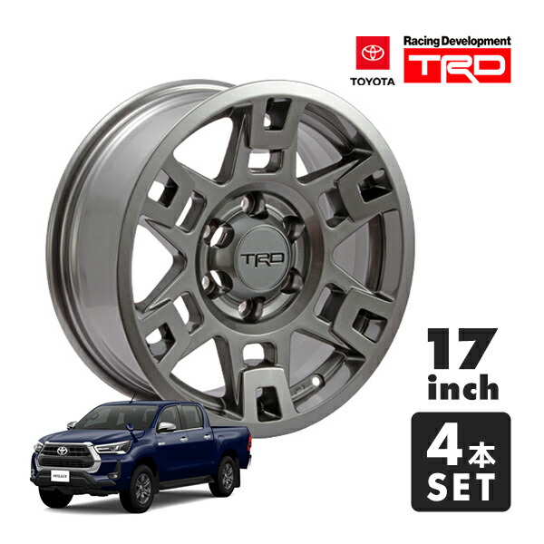 楽天市場】USトヨタ純正 TRD 17インチホイール グロスガンメタル