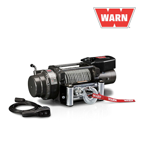 【お買い物マラソン★エントリーでP10倍！】【WARN (ウォーン) USA正規品】 ウインチ (ウィンチ) ワーン ヘビーウェイトシリーズ 16.5ti/HEAVYWEIGHT WINCH ワイヤーロープ ロープ長さ:27m x 11mm 最大牽引力:7,484kg 電圧:12V 68801