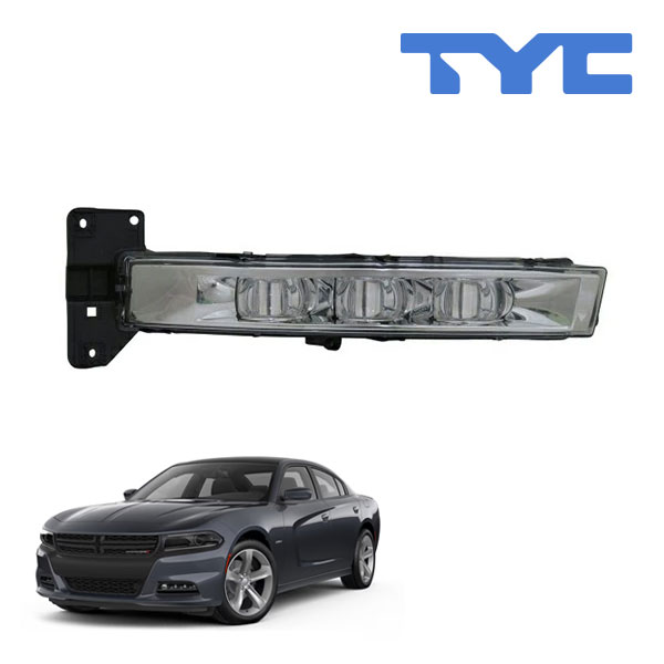 15-22y ダッジ チャージャー LEDフォグランプ 純正タイプ 右側 RH 助手席側 バルブ付 TYC製