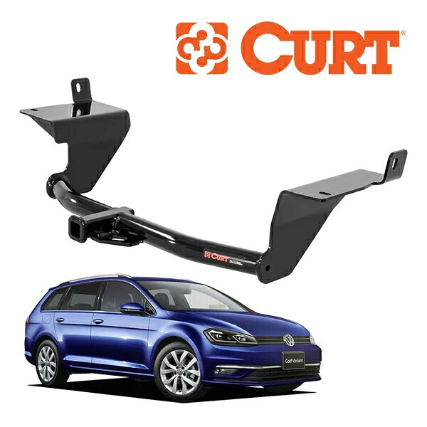 【CURT 正規品】VW フォルクスワーゲン ゴルフ ヴァリアント TDI AU系 クラス1 ヒッチメンバー 1.25インチ角 11411|カリフォルニアカスタム店