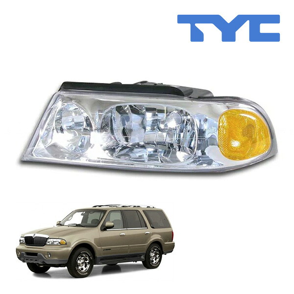 【TYC 正規品】98-02y リンカーン ナビゲーター ヘッドランプ ヘッドライト 純正タイプ 左側 LH 運転席側｜カリフォルニアカスタム店