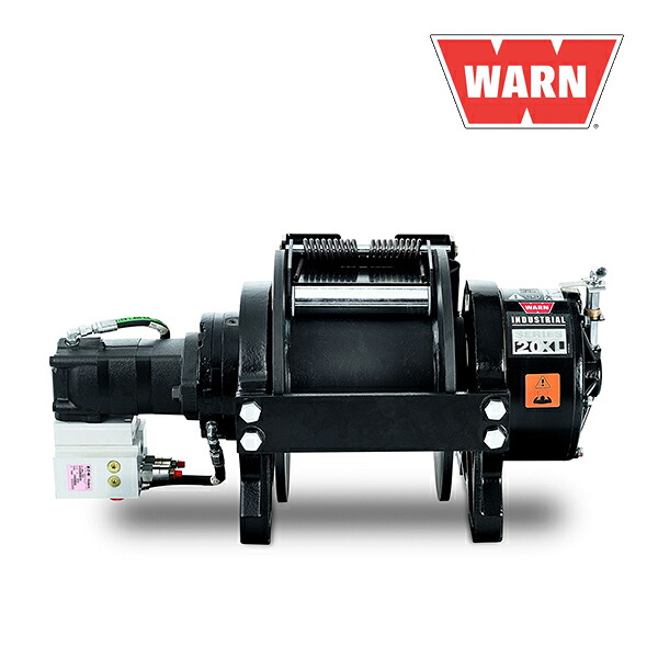【お買い物マラソン★エントリーでP10倍！】【WARN (ウォーン) USA正規品】ウィンチ シリーズ20XLモーター 131立方cm スタンダードドラム,エアークラッチ 動力油圧ウインチ 牽引能力 9000kg 74750