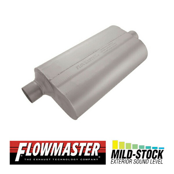 FLOW MASTER / フローマスター スーパー 50 マフラー #52556 Offset in 2.50\