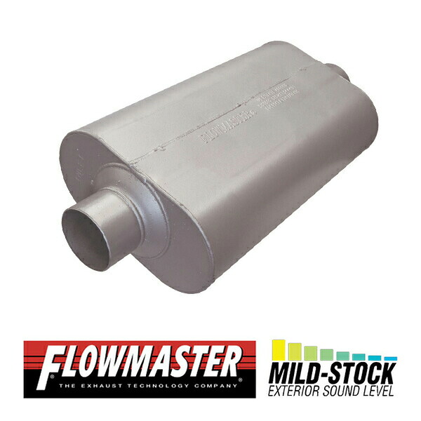 FLOW MASTER / フローマスター スーパー 50 マフラー #53055 Center in 3.00"/Center out 3.00" - Mild Sound シボレー/フォード/GMC C1500 サバーバン/F-150/F-250 スーパーデューティー/F-350 スーパーデューティー/C1500/C2500/K1500/K2500|カリフォルニアカスタム店