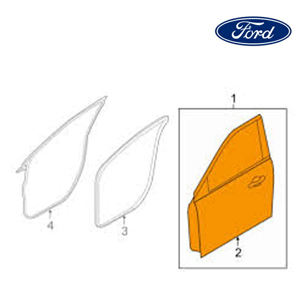 【お買い物マラソン★エントリーでP10倍！】【FORD/フォード純正品】 フロント ドア 右側 11-15y,16y- エクスプローラー JB5Z7820124B