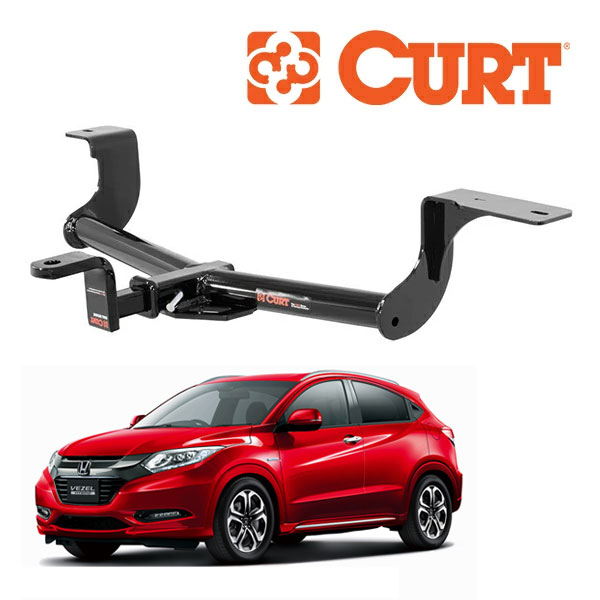 【CURT 正規品】HONDA ホンダ ヴェゼル RU系 平成25年12月-令和3年4月 クラス1 ヒッチメンバー 1.25インチ角 114163｜カリフォルニアカスタム店