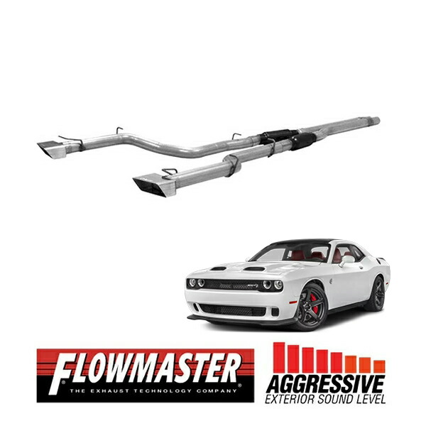 【FLOWMASTER 正規品】アウトローキャタバックエキゾーストシステム 08-14y チャレンジャー SRT8 6.1L/6.4L 817563 フローマスター
