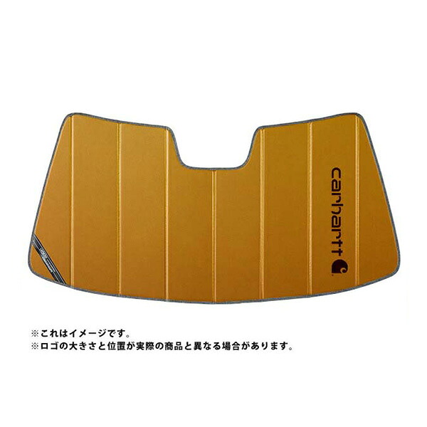 【CoverCraft 正規品】 専用設計 サンシェード ブロンズ 吸盤不要 折りたたみ式 94-96y キャデラック コンコース Carhartt カーハートコラボ仕様 カバークラフト ［真夏もへたらない3層構造で断熱効果抜群］