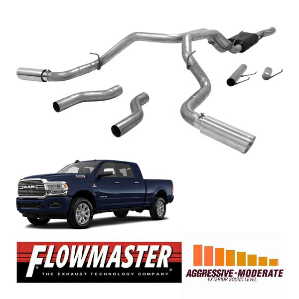 【FLOWMASTER 正規品】アメリカンサンダーキャタバックエキゾーストシステム 14-24y ラム 2500 6.4L 817709 フローマスター 157,500円