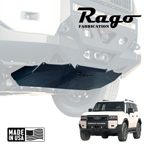 【お買い物マラソン★エントリーでP10倍！】【Rago Fabrication 正規品】センターマウントウィンチ フロントバンパー用 スキッドプレート AC7706903NA パウダーコート仕上げ アルミニウム製 トヨタ ランドクルーザー 250 ランクル 250系 ラゴ・ファブリケーション