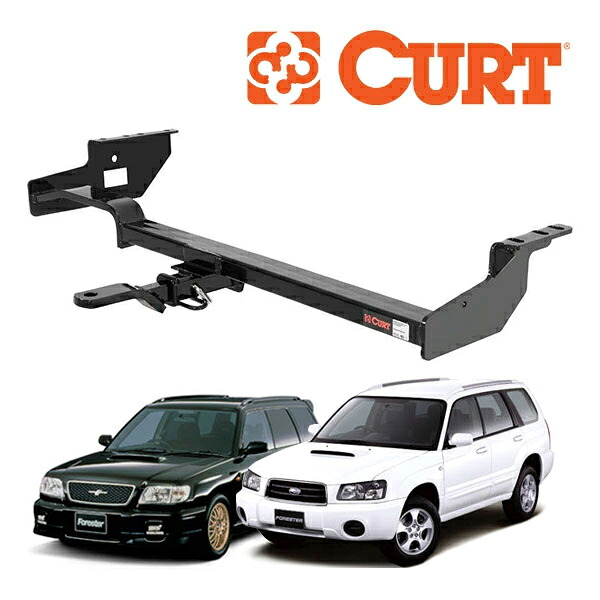 【お買い物マラソン★エントリーでP10倍！】【CURT 正規品】SUBARU スバル フォレスター SF系 SG系 平成9年2月-平成19年12月 クラス2 ヒッチメンバー 1.25インチ角 120383